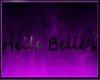 purple belle sign