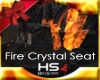 Fire Crystal Rock Seat