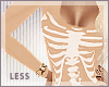 {L} Skeleton Dress Beige