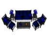 Blue Spring Couch set