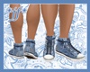 *jf* Denim Blu Hi Tops M