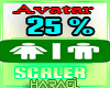25% Avatar Scaler Resize