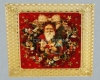 Santa in Gold Frame