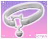 ♡ cat choker | white