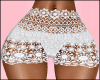 NN RL White Lace Shorts