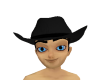 dark grey cowboy hat