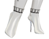 Jazz White Leather Boots
