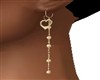 Gold HEART Earrings