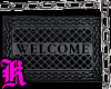 Black Welcome Mat