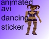 Dancing Avitar Sticker