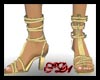 SD Gold Sparkle Sandals