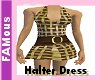 [FAM] Brown Halter Dress