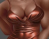 +SATIN DRESS COPPER+