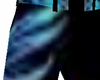 blue black tribal pant