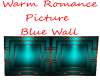 Warm Romance Blue Wall