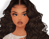 Dark Brown curl hair
