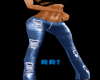 RR! Blue Ripped Jeans