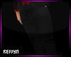 {R} Black Suit Pants