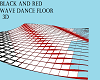 blk/red 3d dance floo