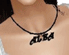 Necklace Black Alba