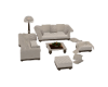 Tan couch set