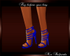 Dark Blue Sandal Heels