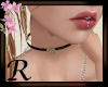 Rose/Flower Choker Tan