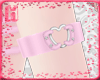 |H| Heart ArmBand Pink L
