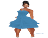 Light Blue Ruffle dress