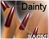 Dainty Dusty Rose Nails
