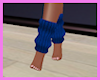 Di* Blue Leg Warmers