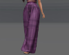 Purple Pant Set Wide Leg