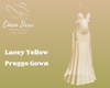 Lacey Yellow Preggo Gown