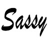 Sassy Name Plate