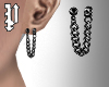 Black earrings set