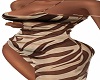 Brown Zebra Dress
