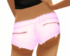 {LS} Pink Cut-Off Shorts