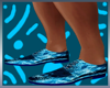 Blue Tiedye Dress Shoes