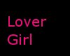 Lover Girl w/heart