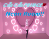 Neon hearts ((Pink))