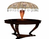 Antique Lamp& Table