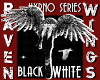 HYPNOSIS WINGS BLK & WHT