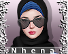 & Hijab Black +InnerBlue