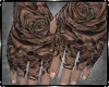 SiN Roses Hand Tattoo