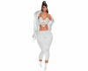 white fur shawl