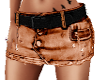Skirt Jeans Brown