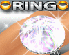Large Diamond Index Ring