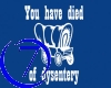 Died of Dysentery