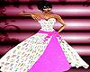 pink wellie ball gown