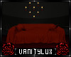Red Silk Couch